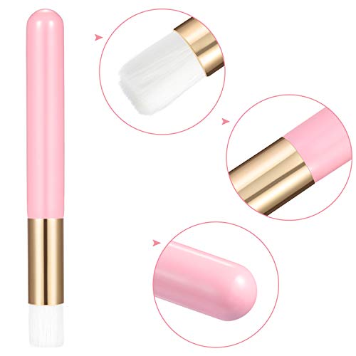 Yaomiao Pink 20Pcs Lash Shampoo Brushes Eyelash Cleaning Tool for Extensions