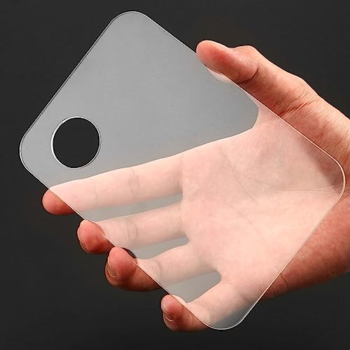 JAPCHET Acrylic Makeup Palette Set with 6 Mixing Sticks - 6 Pcs
