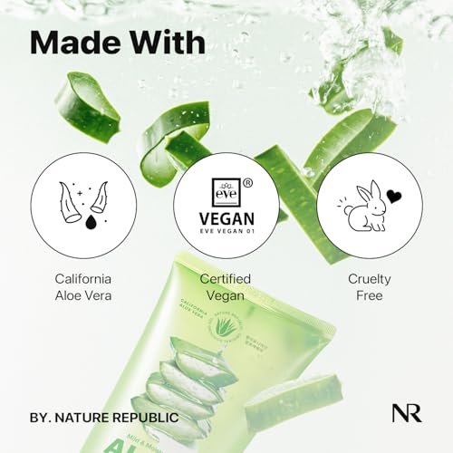 Nature Republic Aloe Vera Watery Gel - Quick Hydration & Cooling Relief