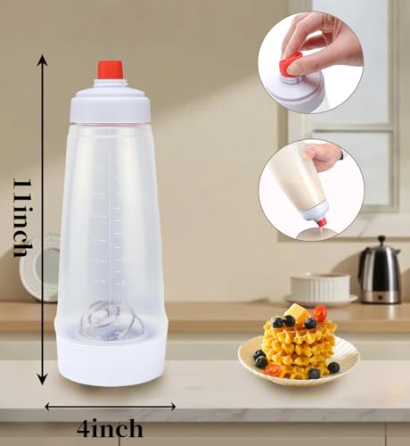 Korvanta Pancake Batter Dispenser with Whisk Ball - 1000ml