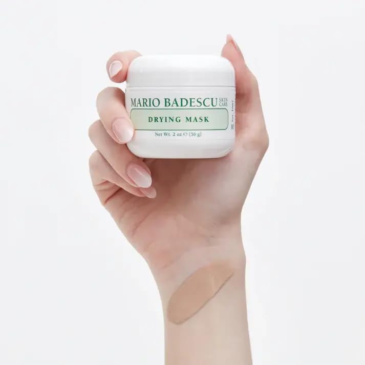 Mario Badescu Drying Mask for Oily Skin - Clarifying Spot Treatment with Sulfur & Zinc, 2oz