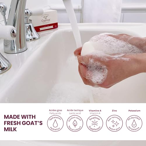 Caprina Goat's Milk Soap Bar, Original Formula, 5 oz (Pack of 3)