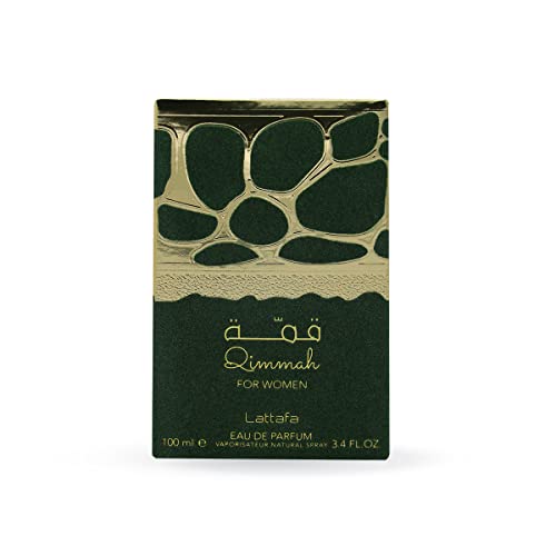 Lattafa Qimmah Women Eau de Parfum Spray 3.4oz Sandalwood Spicy Fruity Vanilla Floral
