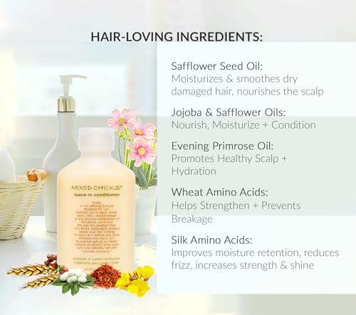 Mixed Chicks Leave-In Conditioner, Curl Defining & Frizz Control, 6.7 fl. oz.