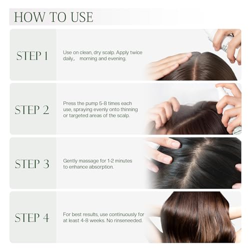 Morovan Hair Growth Spray - 30 Days to Thicker Hair with Batana & Castor Oil