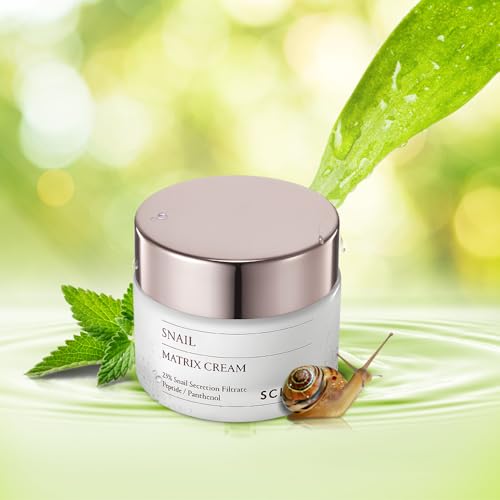 SCINIC Snail Matrix Cream for All Skin Types - Hydrating & Elasticity Boost, 50ml