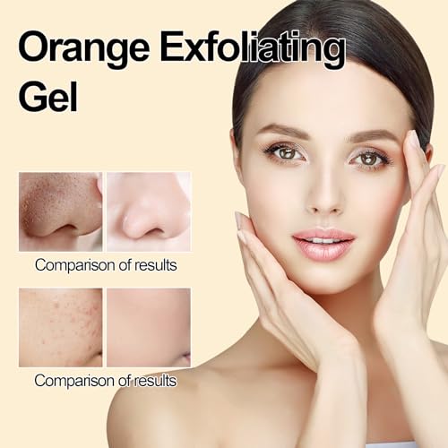 FAIRYTALESPACE Orange Exfoliating Gel Scrub for Face and Body, 2 Pack