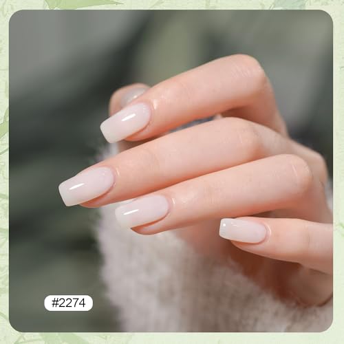 GAOY Sheer Gel Nail Polish Set - 6 Colors including Emerald Green