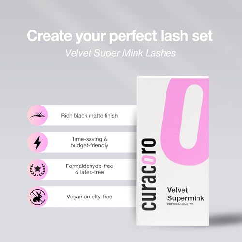 Curacoro Super Mink Eyelash Extensions 0.15 D Curl 7-15mm