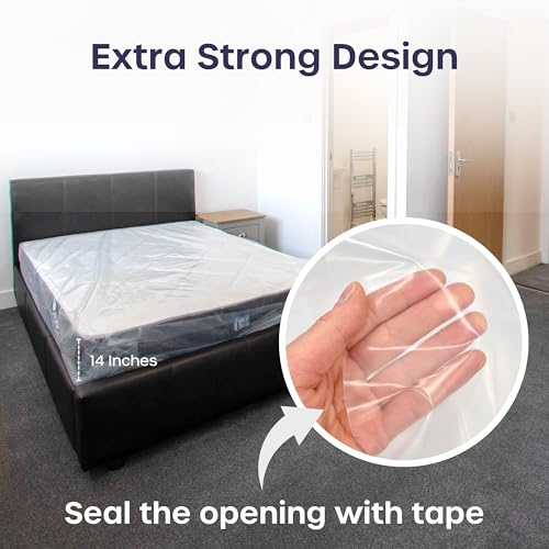 Heavy Duty Waterproof Mattress Storage Bag for Moving - Full Size