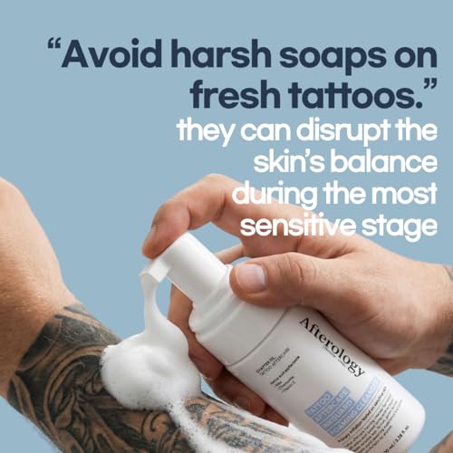 Afterology Unscented Tattoo Soap for Aftercare - 3.38 fl. oz (1 Count)