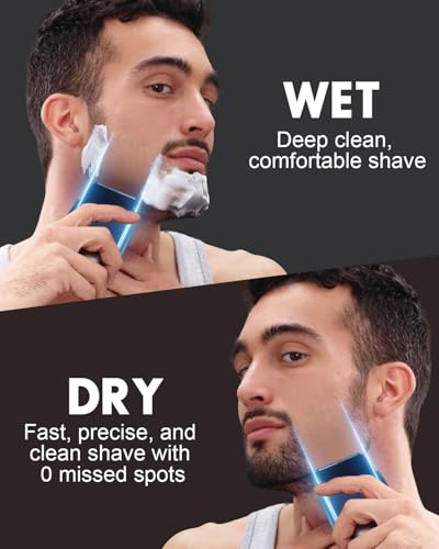 LOBINH Electric Razor for Men - Waterproof Cordless Foil Shaver