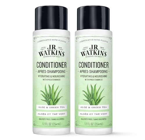 J.R. Watkins Hydrating Conditioner with Aloe & Green Tea - 12 fl oz (Pack of 2)