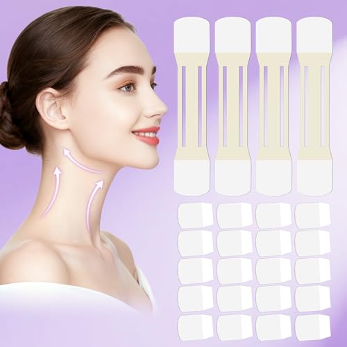 40 PCS Neck Lift Tape - Invisible Double Chin Support Strips