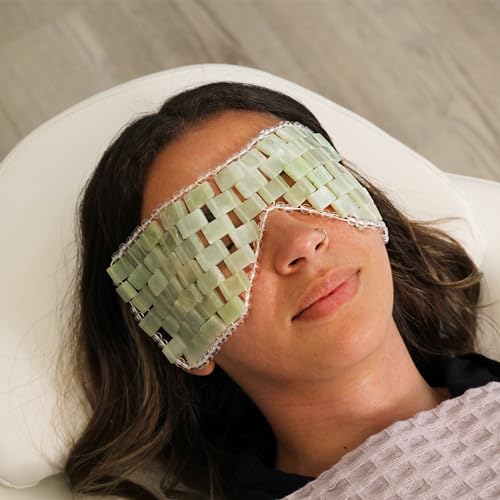 Jade Eye Mask – Weighted to Eliminate Wrinkles, Puffiness, &