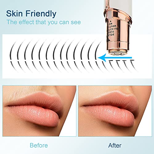 Replacement Heads for Flawless Gen 2 Facial Hair Remover, 18K Gold, 4 Pack