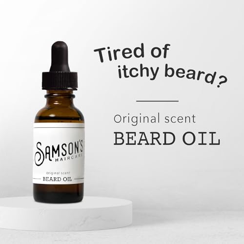 Samson's Beard Oil - Moisturizing & Soothing for Dry Skin, 1 oz