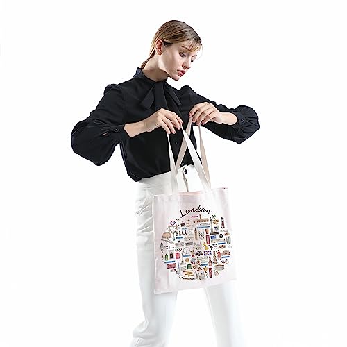 London Tote Bag - Stylish Travel Gift for London Lovers