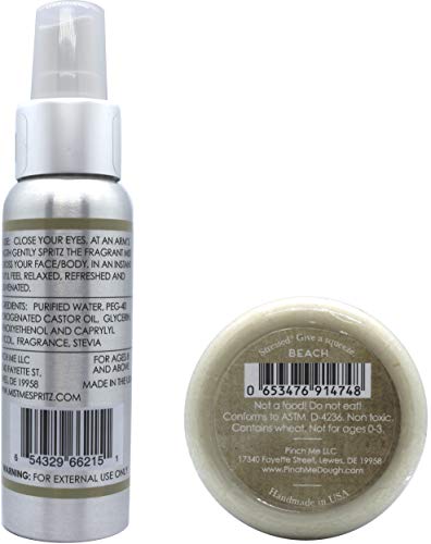 Pinch Me Stress Relief Combo Pack: Therapy Dough and Mist Me Spray - Beach