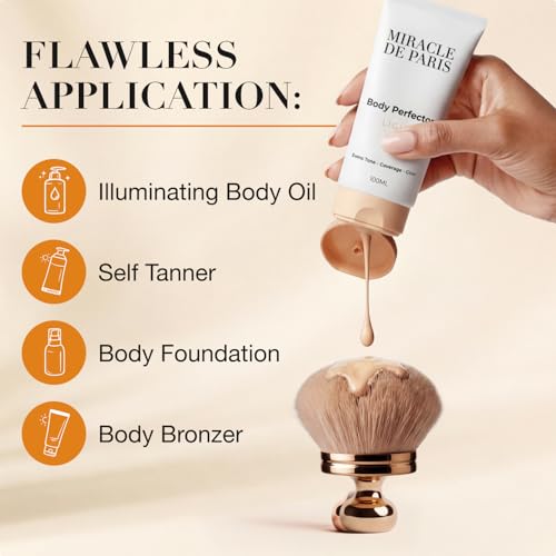 Miracle de Paris Blend & Blur Body Brush for Makeup and Self Tanner