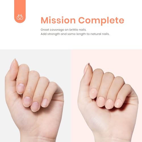 Beetles Builder Gel for Nails-Cover Nude Translucent 8 in 1 Nail Thickening Strengthening Building Instant Apex for Beginner DIY Salon at Home,Natural Nude Builder Nail Gel, UV & LED Lamp Cured Needed