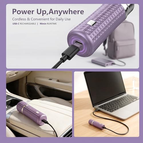 Beclerpur Electric Facial Hair Remover for Women - Painless Blue Shaver