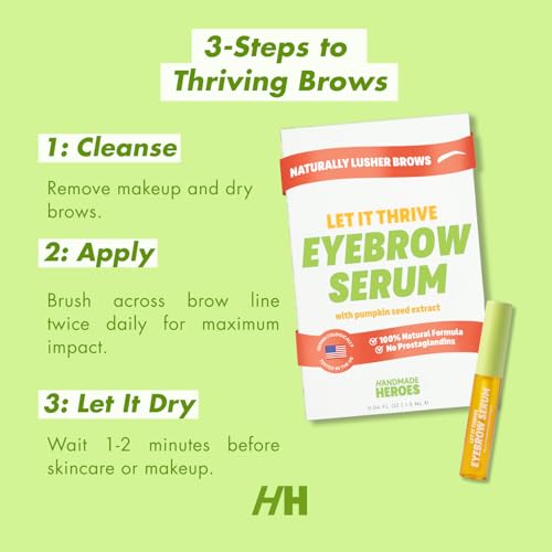 Handmade Heroes Eyebrow Serum - Natural Vegan Brow Enhancer