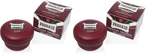 Proraso Shaving Soap for Men with Sandalwood Oil and Shea Butter