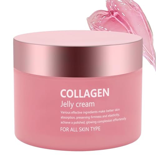 Collagen Jelly Cream with Niacinamide - Hydrating & Firming for All Skin Types (3.38 Fl.Oz)