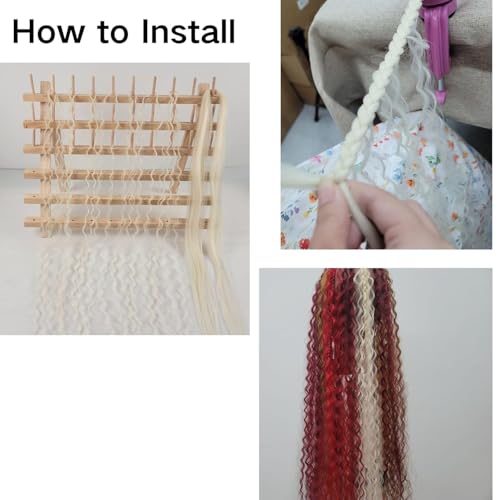 Leticia Blonde Pre-Stretched Braiding Hair with Boho Curls - 30 Inch, Pack of 5