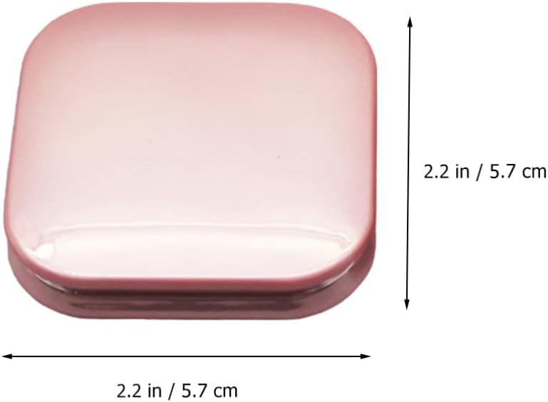 Magnetic Eyeshadow Palette - 2pcs Refillable Makeup Containers with Mirror | Rose Gold DIY Blush & Eye Shadow