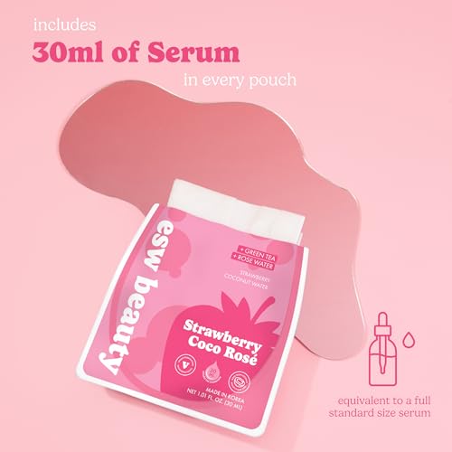Mocktail Face Mask Set by ESW Beauty - 3 Pack Korean Skin Care