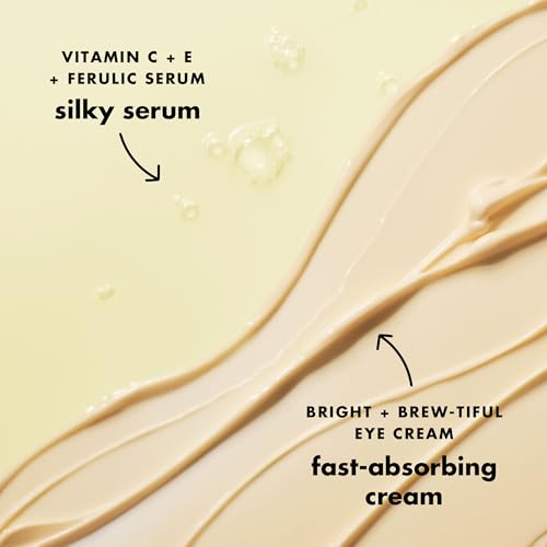 e.l.f. SKIN Brightest Besties Duo, Vitamin C Face Serum & Eye Cream Set