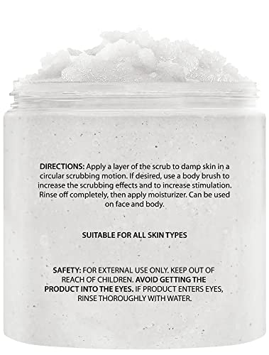 Brooklyn Botany Brown Sugar & Coconut Milk Scrub Set - 2 x 10 oz Exfoliating Body & Face Scrubs