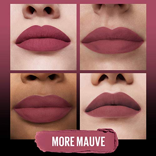 MAYBELLINE Color Sensational Ultimatte Matte Lipstick - More Mauve, 0.06 Oz