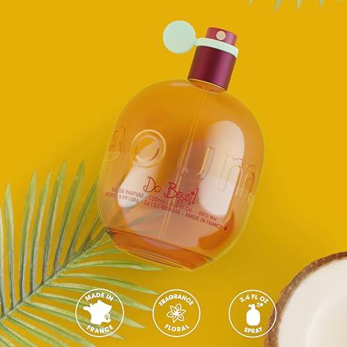 Jeanne Arthes Boum Do Brazil Women's Floral Perfume - Coconut, Tangerine, Tiare - 3.38oz