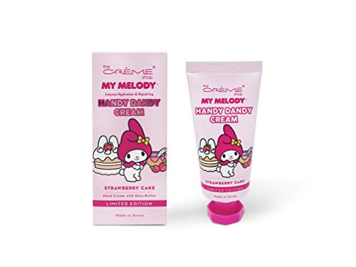 The Crème Shop Hello Kitty Strawberry Cake Hand Cream - Portable Hydrating Moisturizer