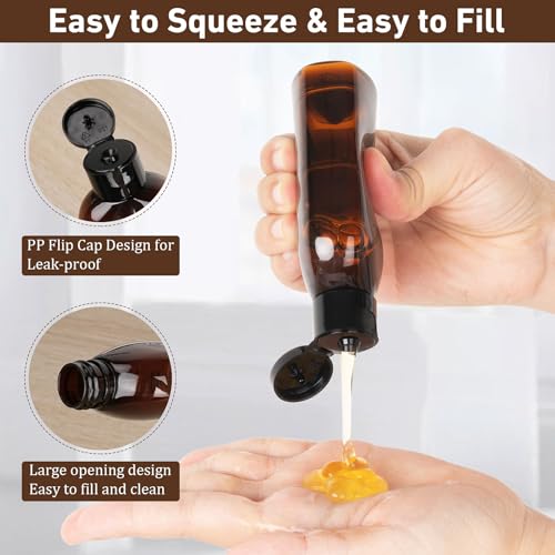 Wowang 10PCS Travel Toiletry Bottles Set - TSA Approved, Leak-Proof