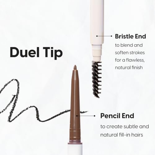 Kara Beauty Micro Brow Pencil - Ebony Eyebrow Pencil with Castor Oil