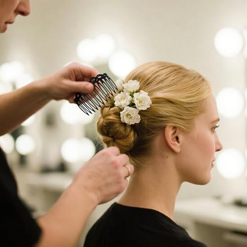 Ymapinc 6PCS French Hair Combs - Decorative Resin Styling Tools