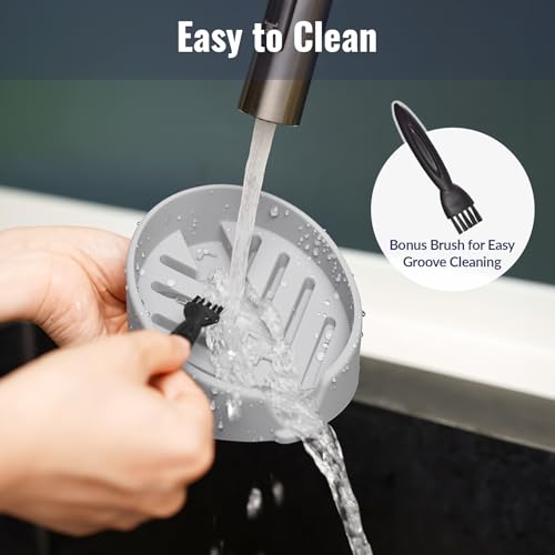 NiHome Silicone Sponge Holder - Self-Draining Kitchen Sink Caddy
