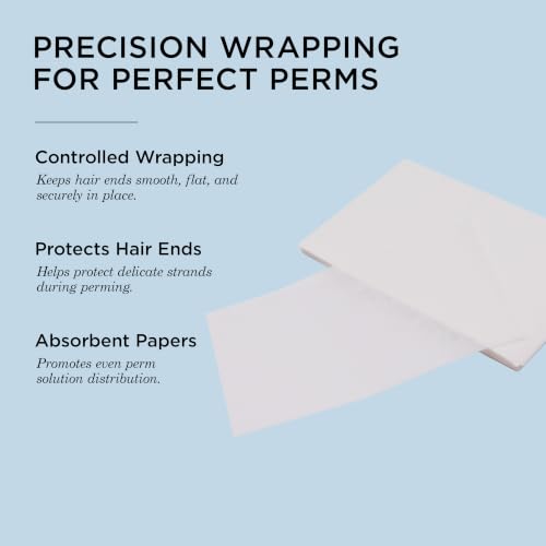 Diane Hair Perm End Wraps 2.25 x 3.25 in – 4,000 Count Professional Supply