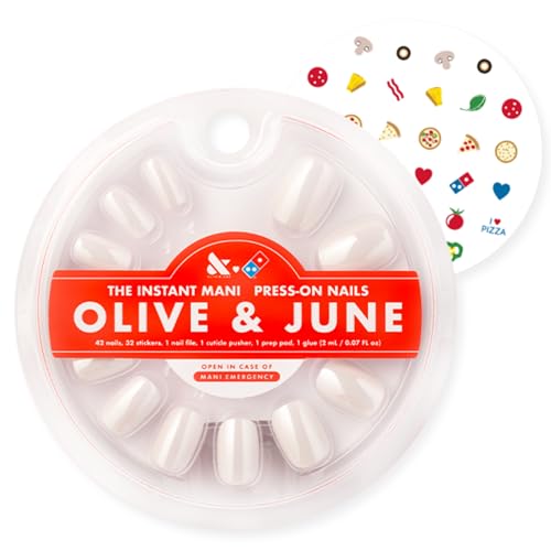Olive & June Instant Mani Press-On Nails - Extra Short, 42 Nails in 21 Sizes