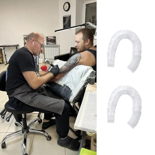 Disposable Tattoo Arm Rest Covers - 50 Pack Elastic Tray Protection