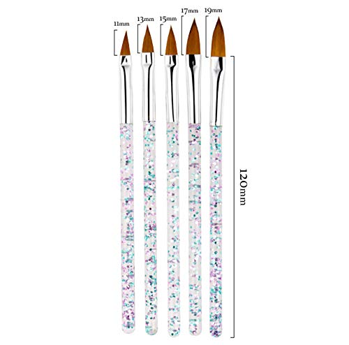Artdone Nail Art Brush Set - 31 Pcs Professional Tools for Gel Polish Design | Dotting, Striping & Dust Brushes