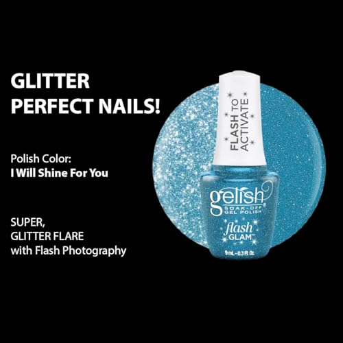 Gelish Mini Flash Glam Iridescent Nail Polish - I'll Shine For You 0.3 Fl Oz