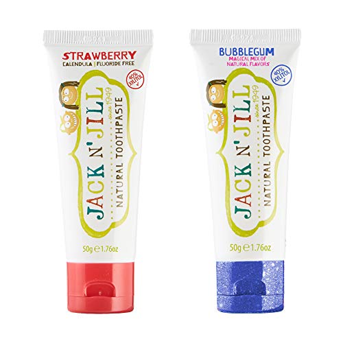 Jack N' Jill Natural Kids Toothpaste Fluoride Free 2-Pack (1.76 oz)