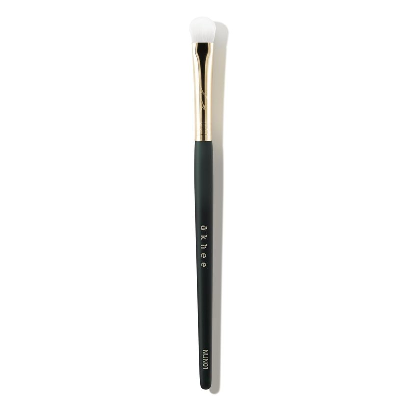 Professional Korean Eyeshadow Brush - SOO ADOR Okhee Large Blending Brush for Flawless Base Application | Minimal Fallout