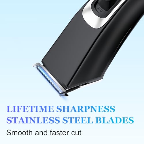 HTC Men's Hair Clippers & Beard Trimmer Grooming Kit