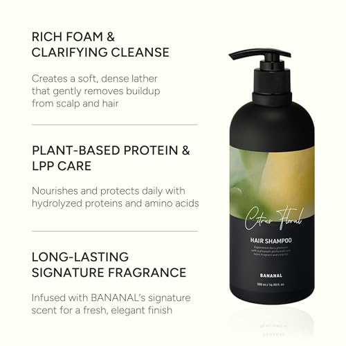 Korean Rosemary Shampoo - Citrus Floral Scent, 16.9 fl oz